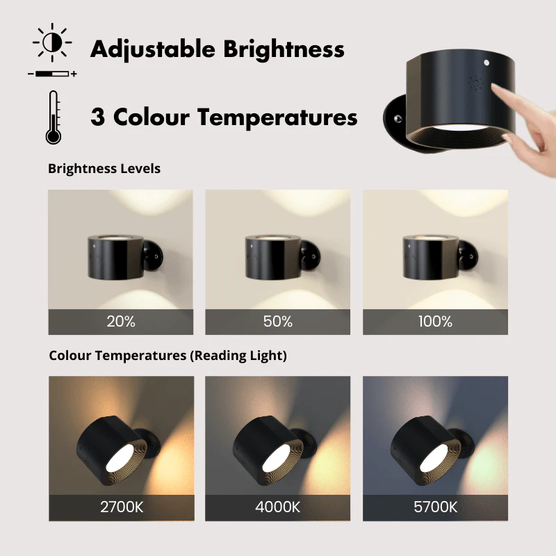 LED Rechargeable Wall Light/Sconce - Image 5