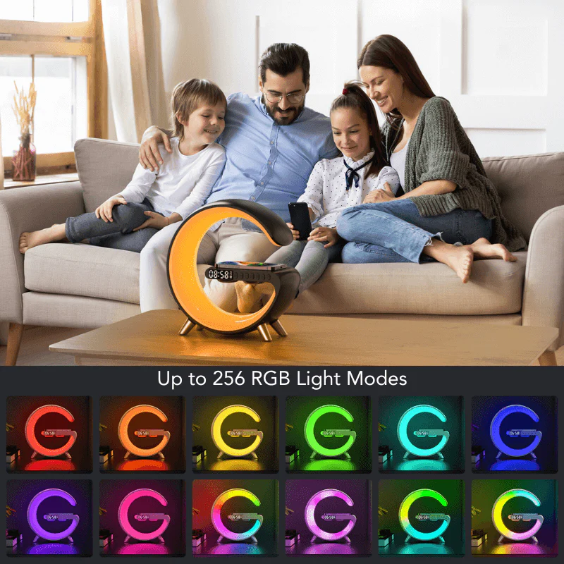 Smart LED Wireless Charging Alarm Clock - Image 12