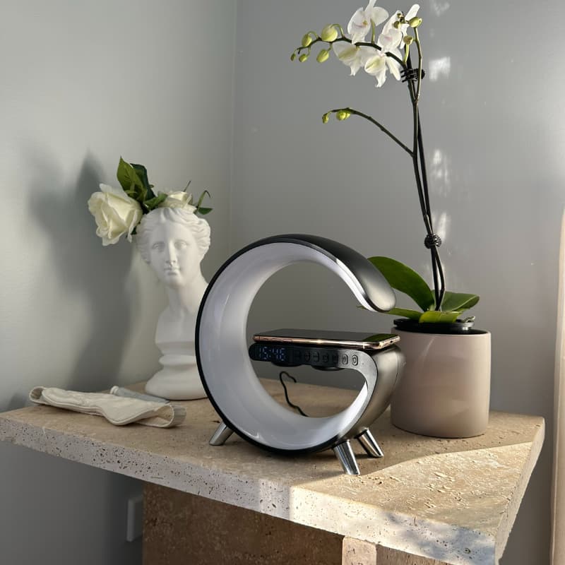 Smart LED Wireless Charging Alarm Clock - Image 9